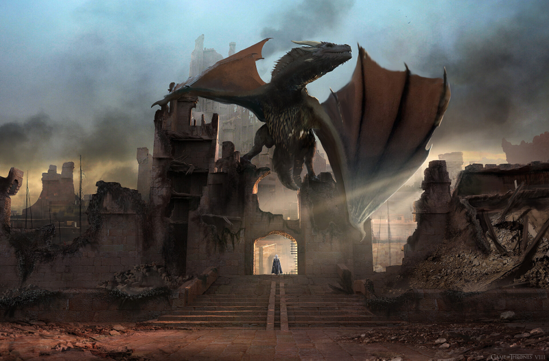 Illustration for article titled Las increíbles ilustraciones que inspiraron el final de Juego de Tronos